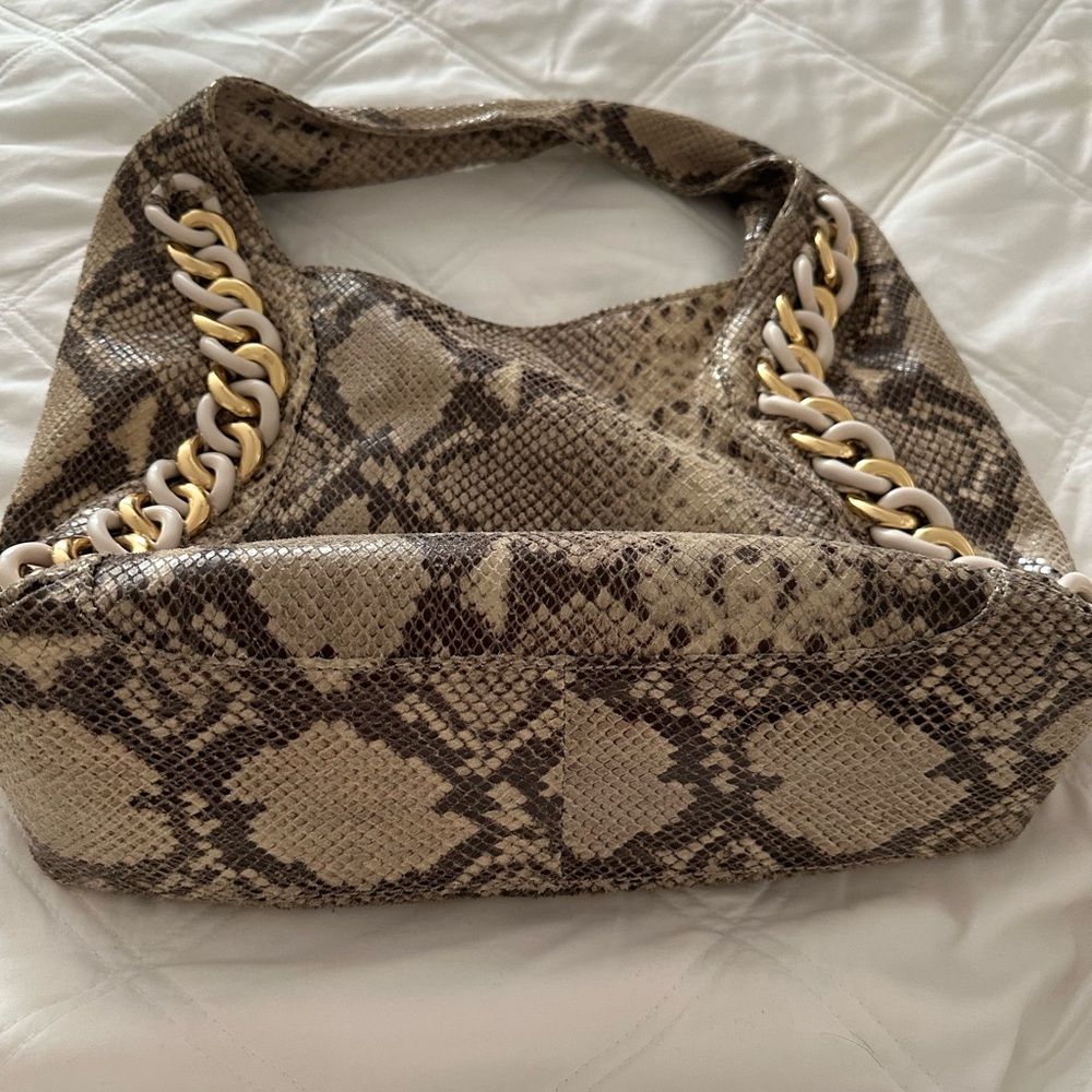Michael Kors Python Embossed Chain Hobo - image 4